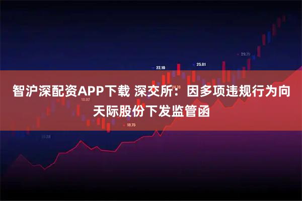 智沪深配资APP下载 深交所：因多项违规行为向天际股份下发监管函